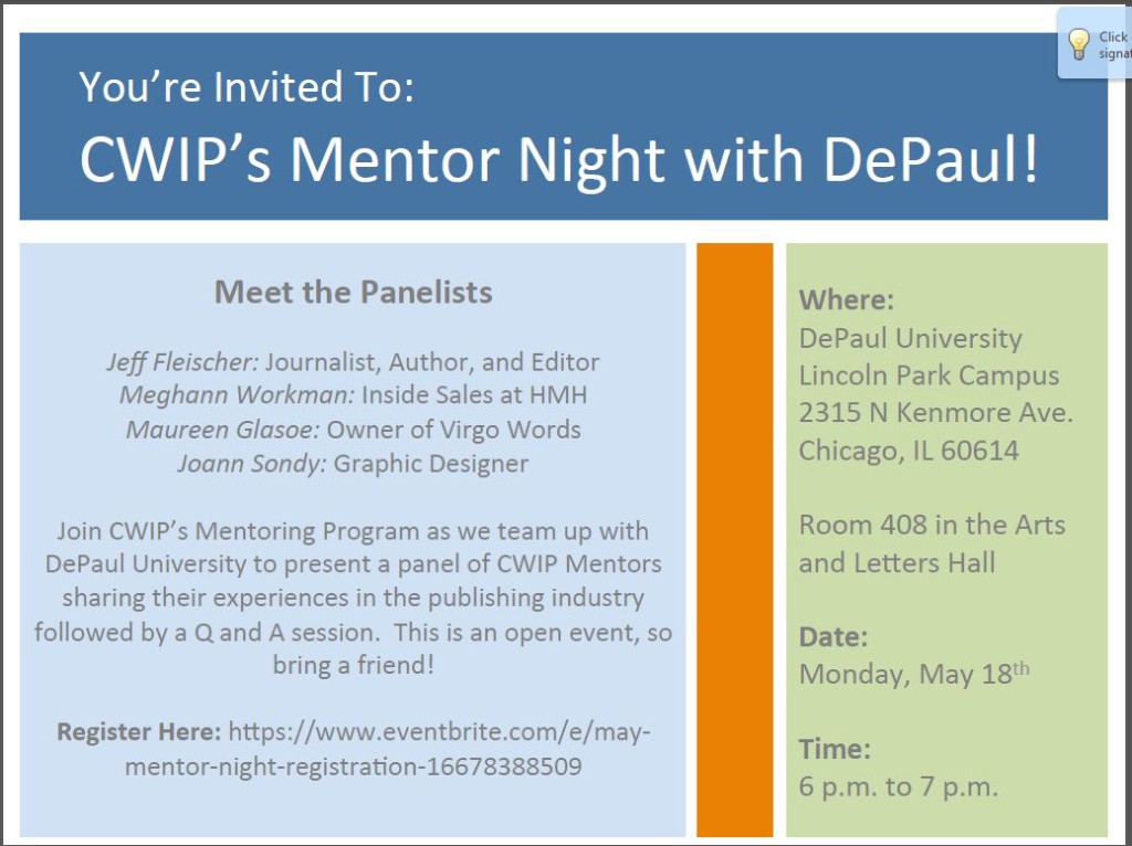 CWIP Mentor Night Invite