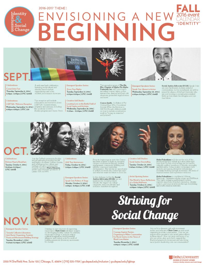2016 Calendar Identity Center