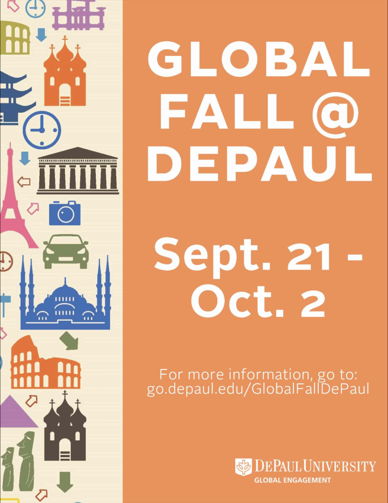 Global Fall at DePaul, September 21 - October 2
