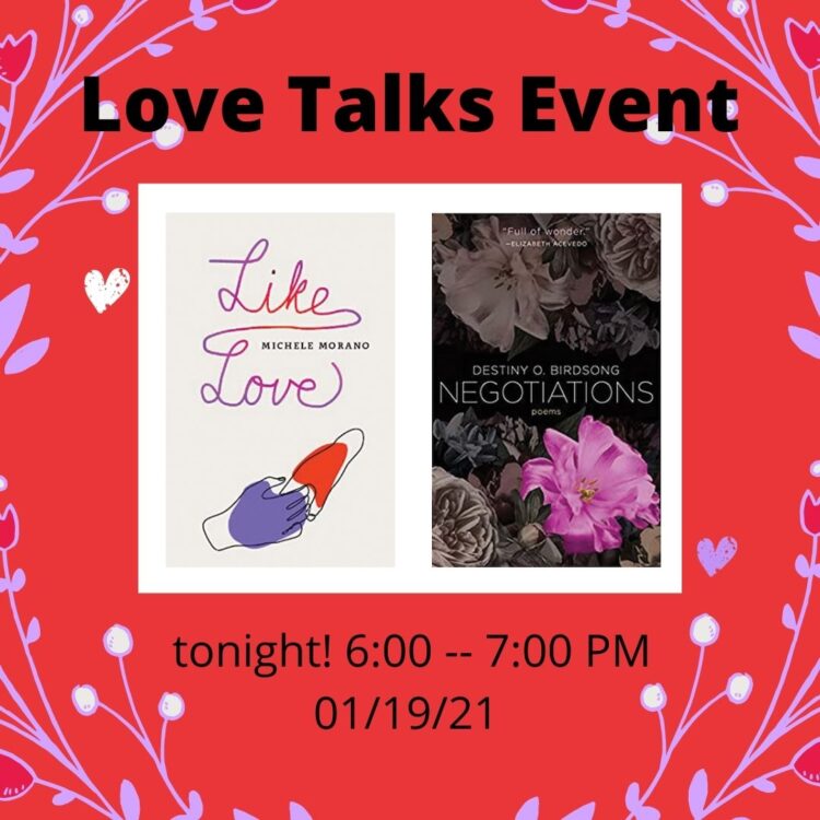 Love Talks Event Tonight!
