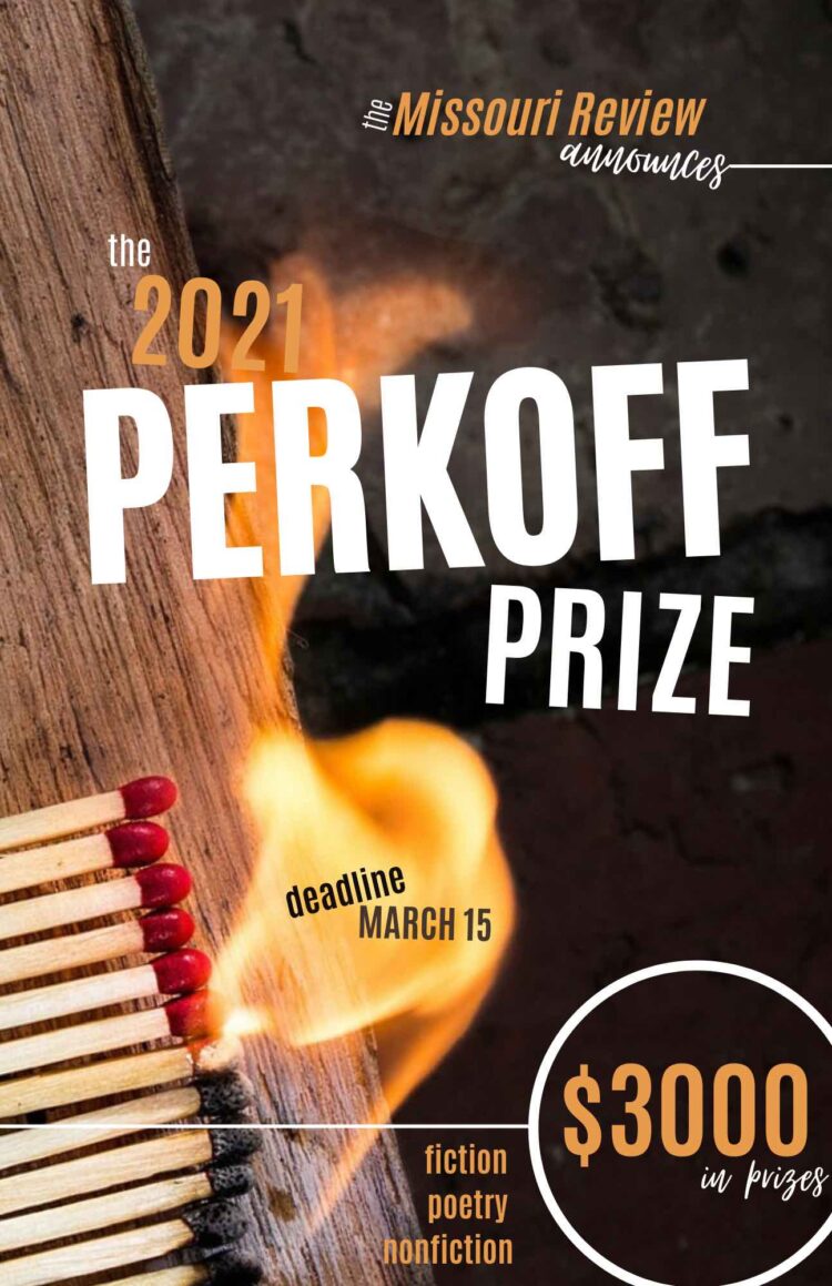 The Missouri Review Announces the 2021 Perkoff Prize